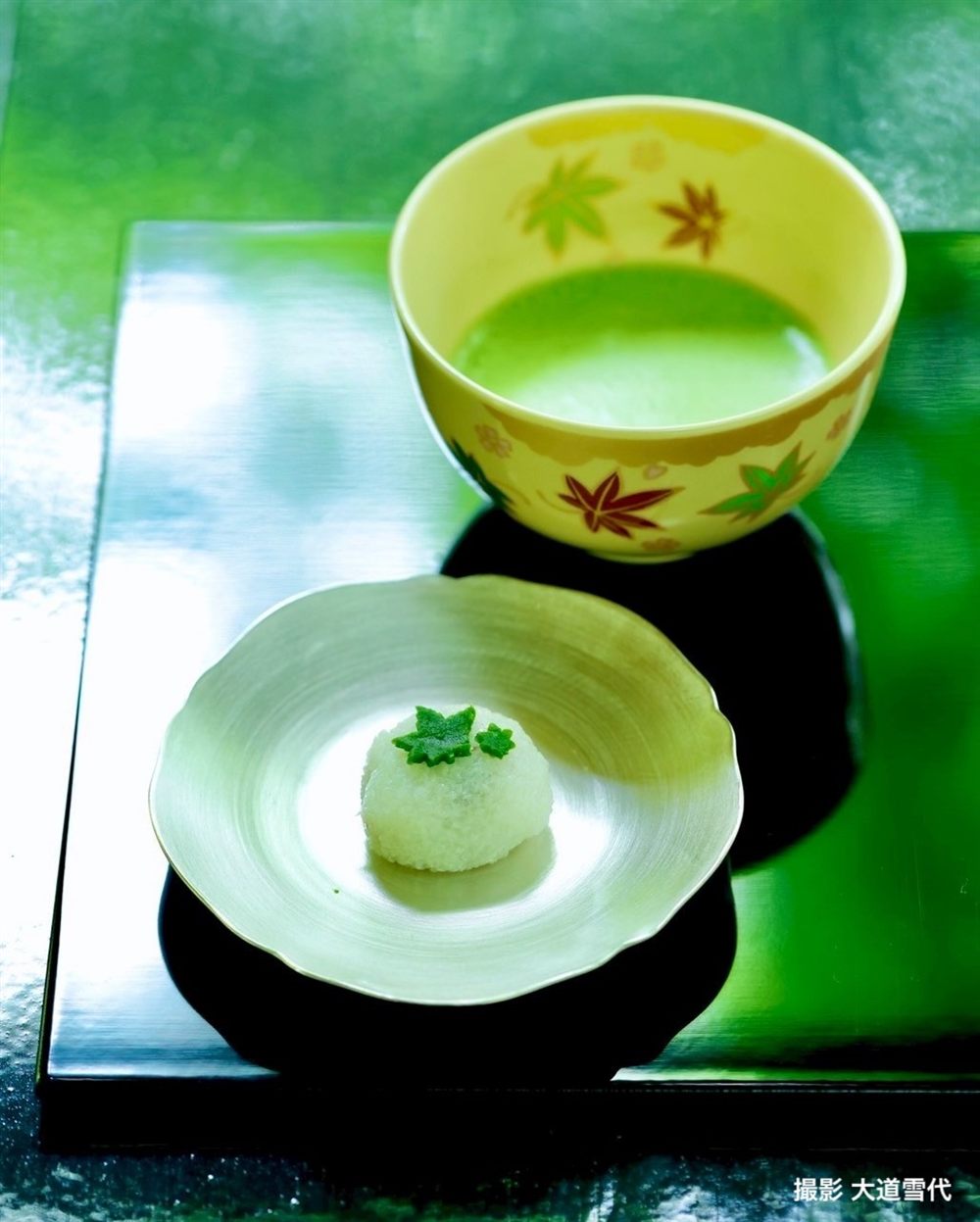 季節のお茶菓子とお抹茶